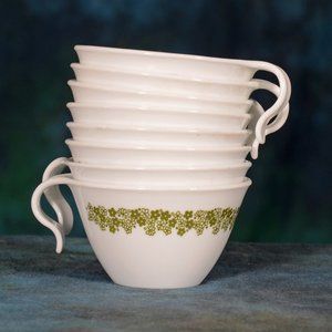 Corelle Set of 8 Teacups Crazy Daisy